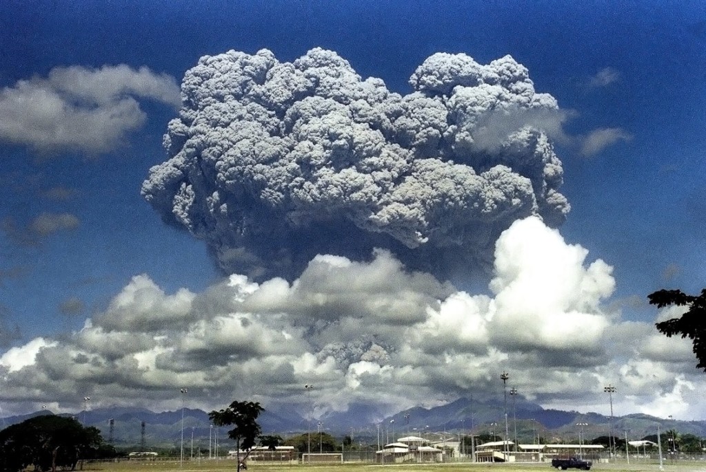 Mt. Pinatubo Erupting